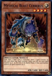 Mythical Beast Cerberus [Structure Deck: Order of the Spellcasters] [SR08-EN008] | Amazing Games TCG