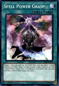 Spell Power Grasp [Structure Deck: Order of the Spellcasters] [SR08-EN025] | Amazing Games TCG