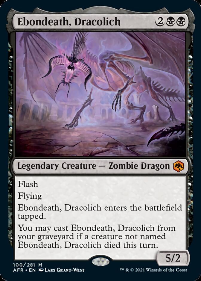 Ebondeath, Dracolich [Dungeons & Dragons: Adventures in the Forgotten Realms] | Amazing Games TCG