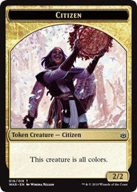 Citizen Token [War of the Spark Tokens] | Amazing Games TCG