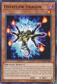 Overflow Dragon [Dark Neostorm] [DANE-EN004] | Amazing Games TCG