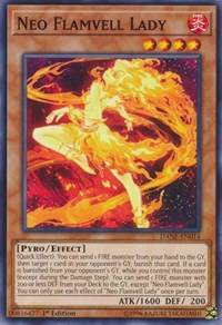 Neo Flamvell Lady [Dark Neostorm] [DANE-EN014] | Amazing Games TCG