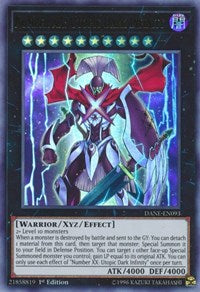 Number XX: Utopic Dark Infinity [Dark Neostorm] [DANE-EN093] | Amazing Games TCG