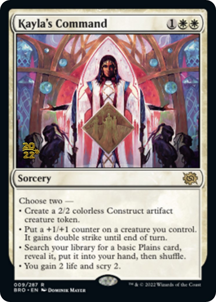 Kayla's Command [The Brothers' War: Prerelease Promos] | Amazing Games TCG