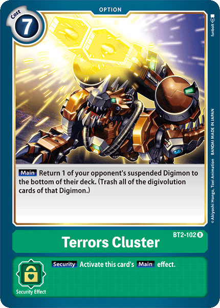 Terrors Cluster [BT2-102] [Release Special Booster Ver.1.0] | Amazing Games TCG