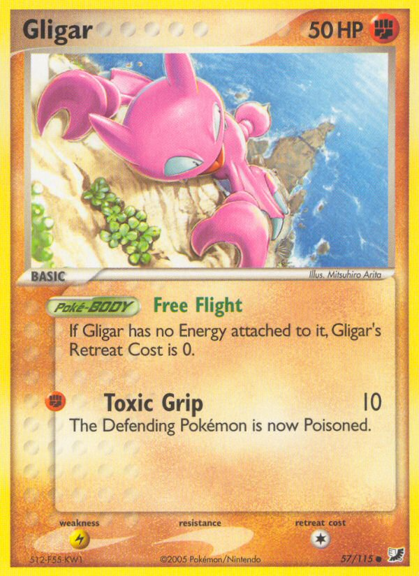 Gligar (57/115) [EX: Unseen Forces] | Amazing Games TCG