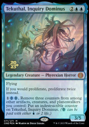 Tekuthal, Inquiry Dominus [Phyrexia: All Will Be One Prerelease Promos] | Amazing Games TCG