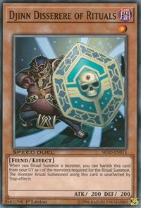 Djinn Disserere of Rituals [Speed Duel: Attack from the Deep] [SBAD-EN013] | Amazing Games TCG