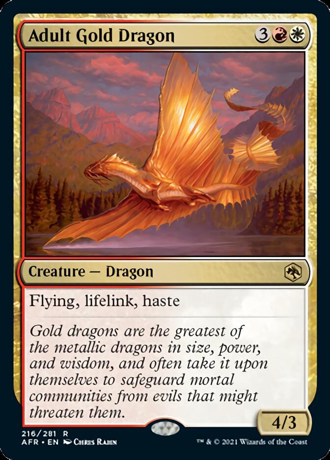 Adult Gold Dragon [Dungeons & Dragons: Adventures in the Forgotten Realms] | Amazing Games TCG