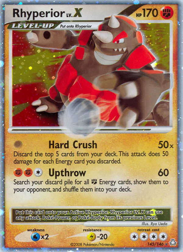 Rhyperior LV.X (145/146) [Diamond & Pearl: Legends Awakened] | Amazing Games TCG