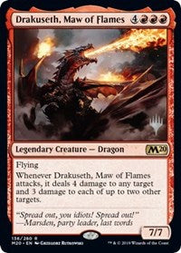 Drakuseth, Maw of Flames [Promo Pack: Core Set 2020] | Amazing Games TCG