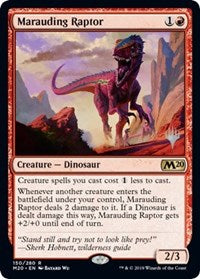 Marauding Raptor [Promo Pack: Core Set 2020] | Amazing Games TCG