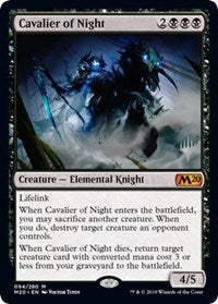 Cavalier of Night [Promo Pack: Core Set 2020] | Amazing Games TCG