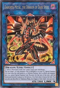 Darkness Metal, the Dragon of Dark Steel [Shonen Jump Magazine Promos] [JUMP-EN087] | Amazing Games TCG