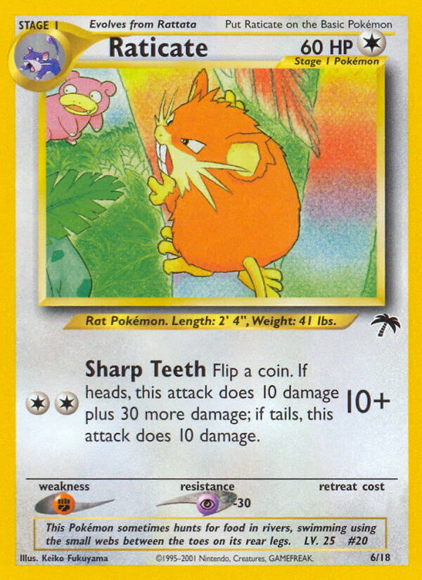 Raticate (6/18) [Southern Islands] | Amazing Games TCG