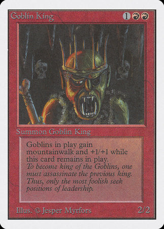 Goblin King [Unlimited Edition] | Amazing Games TCG