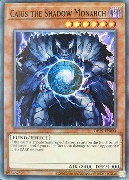 Caius the Shadow Monarch [OP19-EN004] Super Rare | Amazing Games TCG