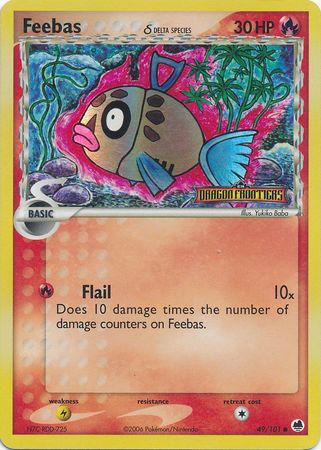 Feebas (49/101) (Delta Species) (Stamped) [EX: Dragon Frontiers] | Amazing Games TCG