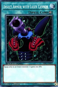 Insect Armor with Laser Cannon [Speed Duel: Scars of Battle] [SBSC-EN021] | Amazing Games TCG