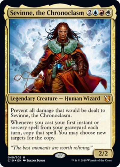 Sevinne, the Chronoclasm (Commander 2019) [Oversize Cards] | Amazing Games TCG