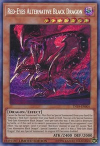 Red-Eyes Alternative Black Dragon [2019 Gold Sarcophagus Tin] [TN19-EN005] | Amazing Games TCG