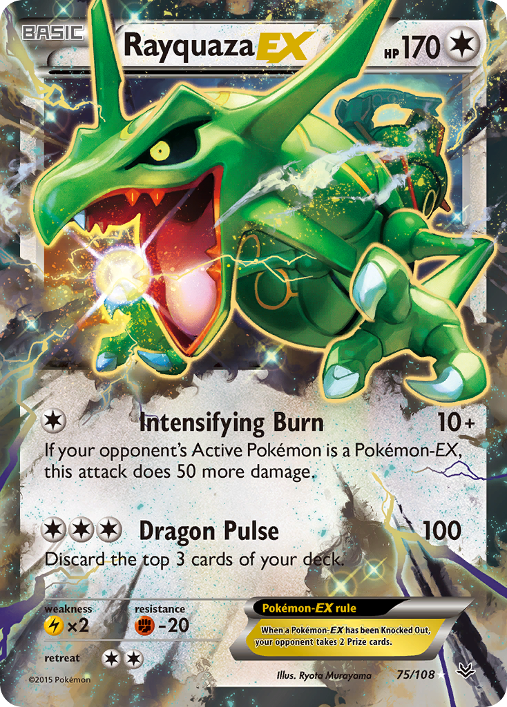 Rayquaza EX (75/108) [XY: Roaring Skies] | Amazing Games TCG