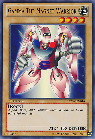 Gamma the Magnet Warrior [LCYW-EN014] Common | Amazing Games TCG