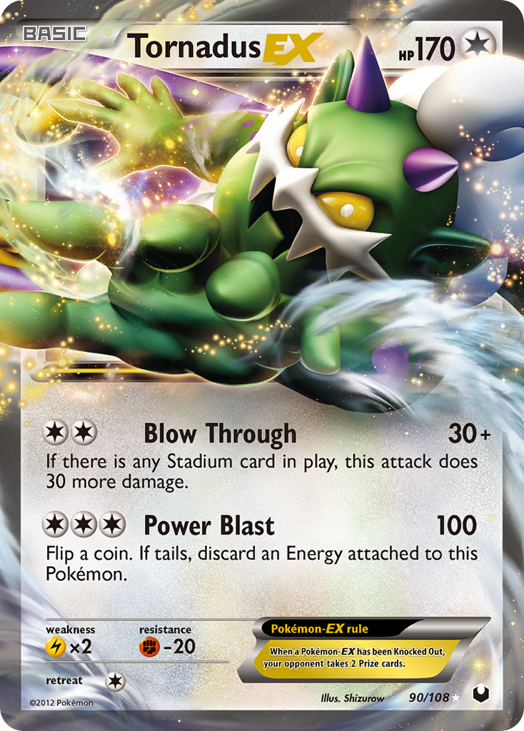 Tornadus EX (90/108) [Black & White: Dark Explorers] | Amazing Games TCG