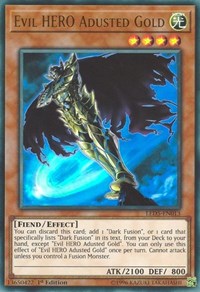 Evil HERO Adusted Gold [Legendary Duelists: Immortal Destiny] [LED5-EN013] | Amazing Games TCG