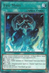 Evil Mind [Legendary Duelists: Immortal Destiny] [LED5-EN016] | Amazing Games TCG