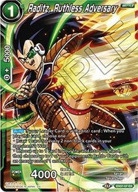 Raditz, Ruthless Adversary [EX07-07] | Amazing Games TCG