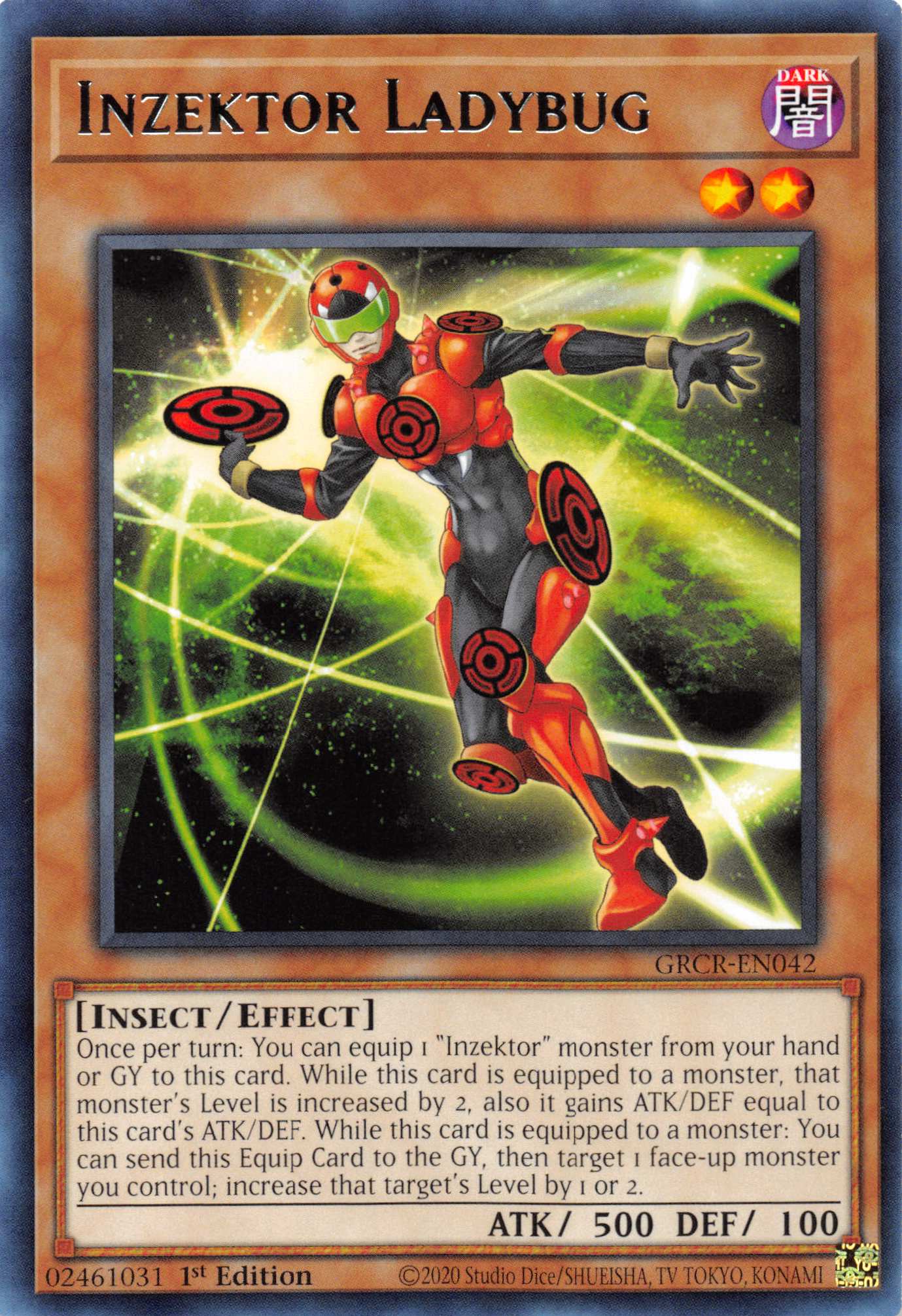 Inzektor Ladybug [GRCR-EN042] Rare | Amazing Games TCG