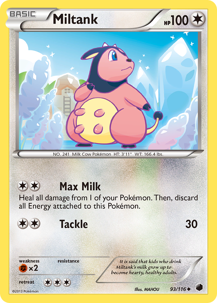 Miltank (93/116) [Black & White: Plasma Freeze] | Amazing Games TCG