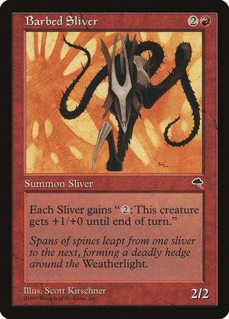 Barbed Sliver [Tempest] | Amazing Games TCG