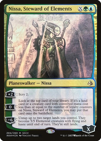 Nissa, Steward of Elements (SDCC 2017 EXCLUSIVE) [San Diego Comic-Con 2017] | Amazing Games TCG