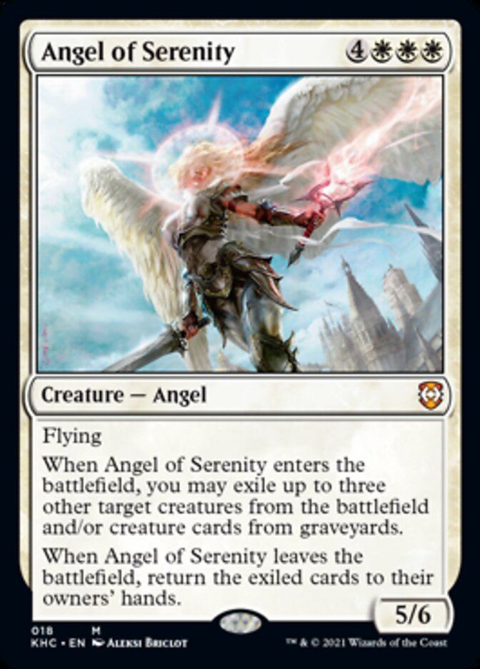 Angel of Serenity [Kaldheim Commander] | Amazing Games TCG