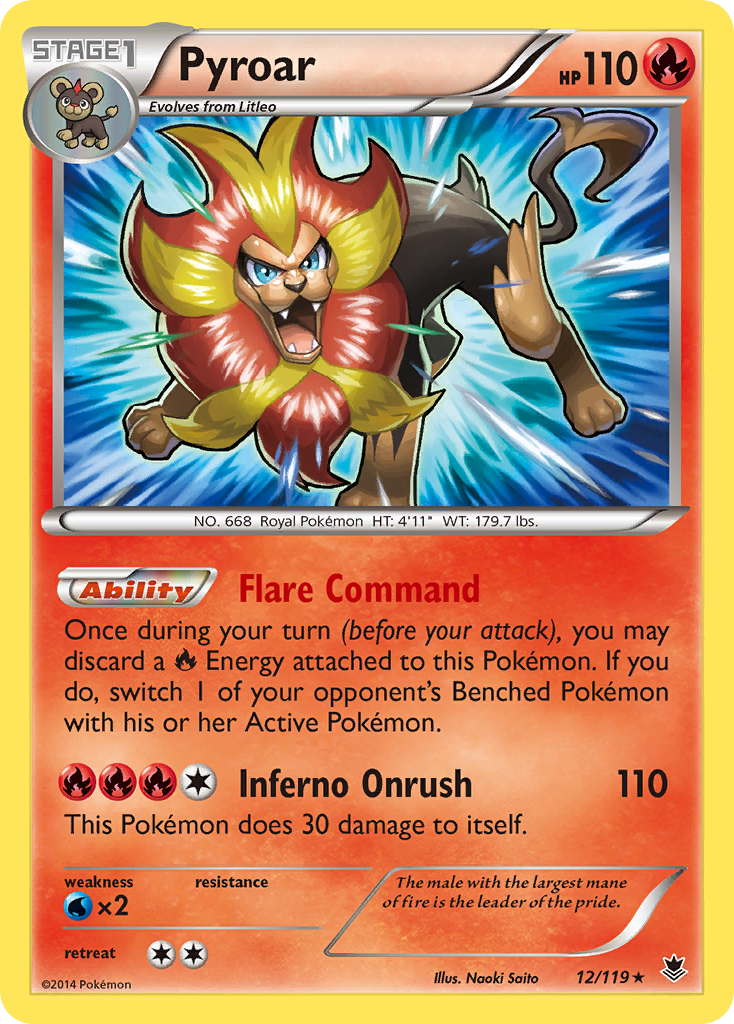 Pyroar (12/119) [XY: Phantom Forces] | Amazing Games TCG