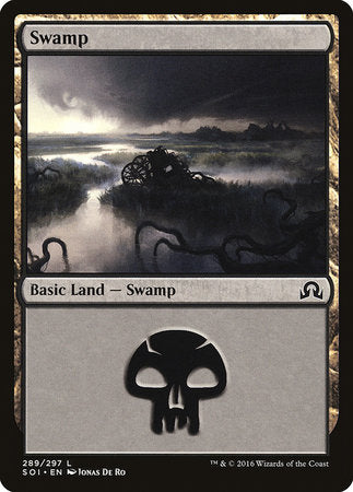 Swamp (289) [Shadows over Innistrad] | Amazing Games TCG