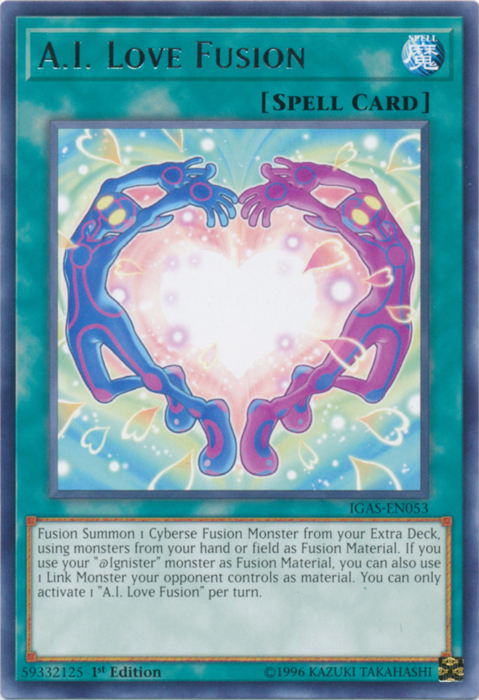 A.I. Love Fusion [IGAS-EN053] Rare | Amazing Games TCG