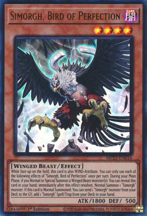 Simorgh, Bird of Perfection [MP23-EN016] Ultra Rare | Amazing Games TCG