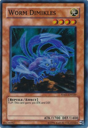 Worm Dimikles [HA01-EN020] Super Rare | Amazing Games TCG