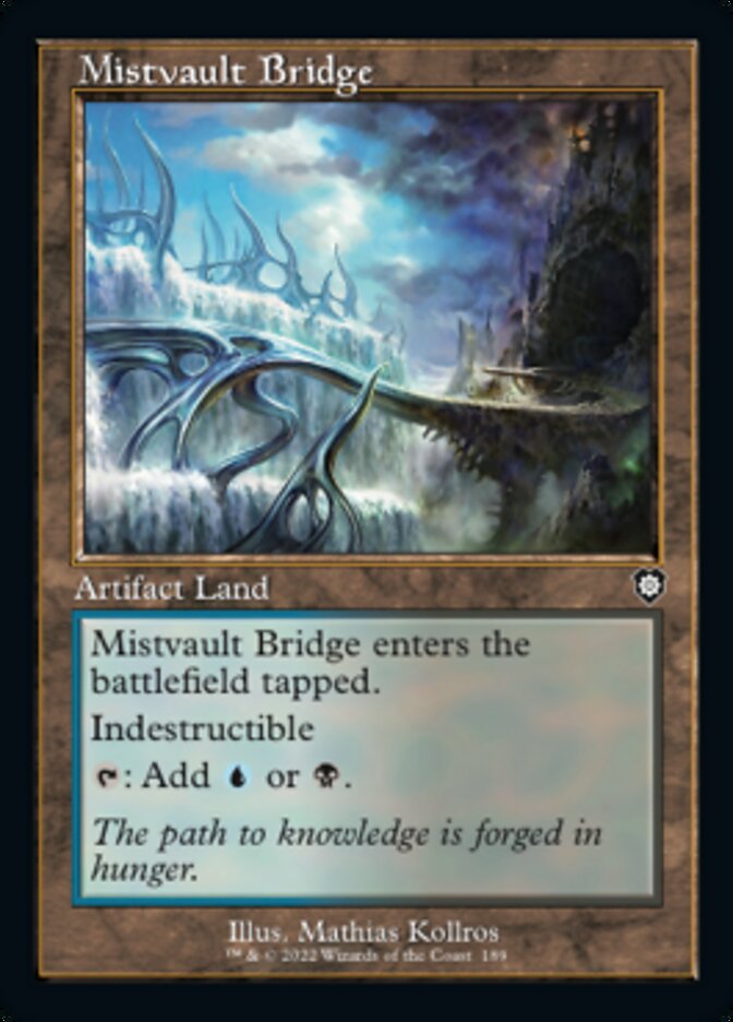 Mistvault Bridge (Retro) [The Brothers' War Commander] | Amazing Games TCG