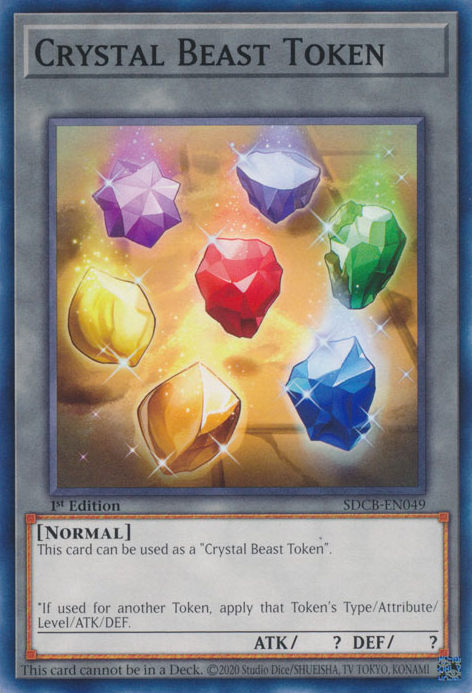 Crystal Beast Token [SDCB-EN049] Common | Amazing Games TCG