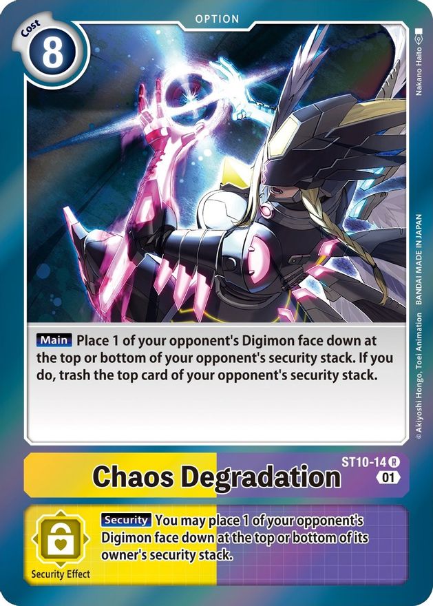 Chaos Degradation [ST10-14] [Starter Deck: Parallel World Tactician] | Amazing Games TCG
