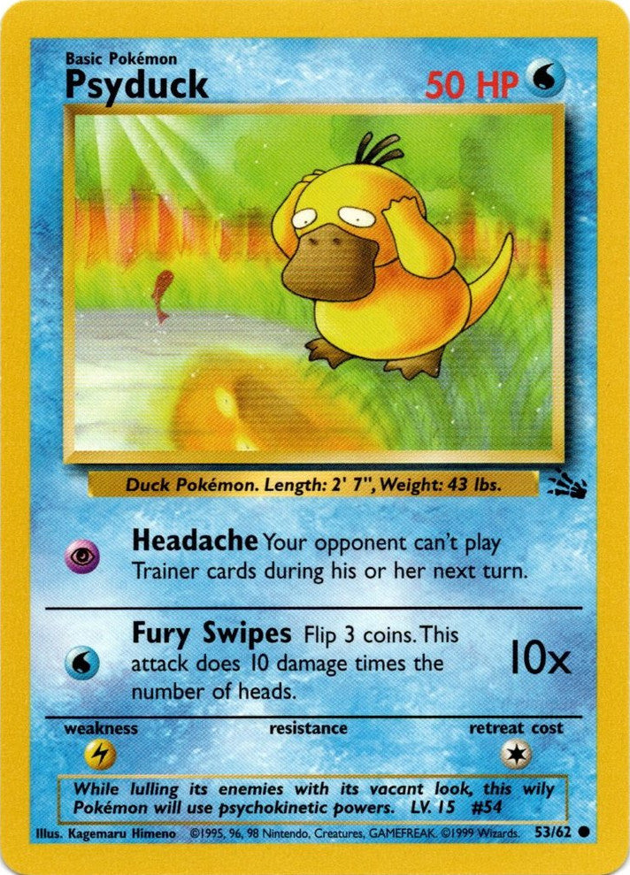 Psyduck (53/62) [Fossil Unlimited] | Amazing Games TCG