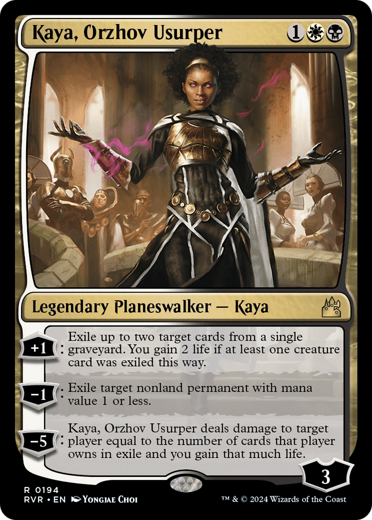 Kaya, Orzhov Usurper [Ravnica Remastered] | Amazing Games TCG