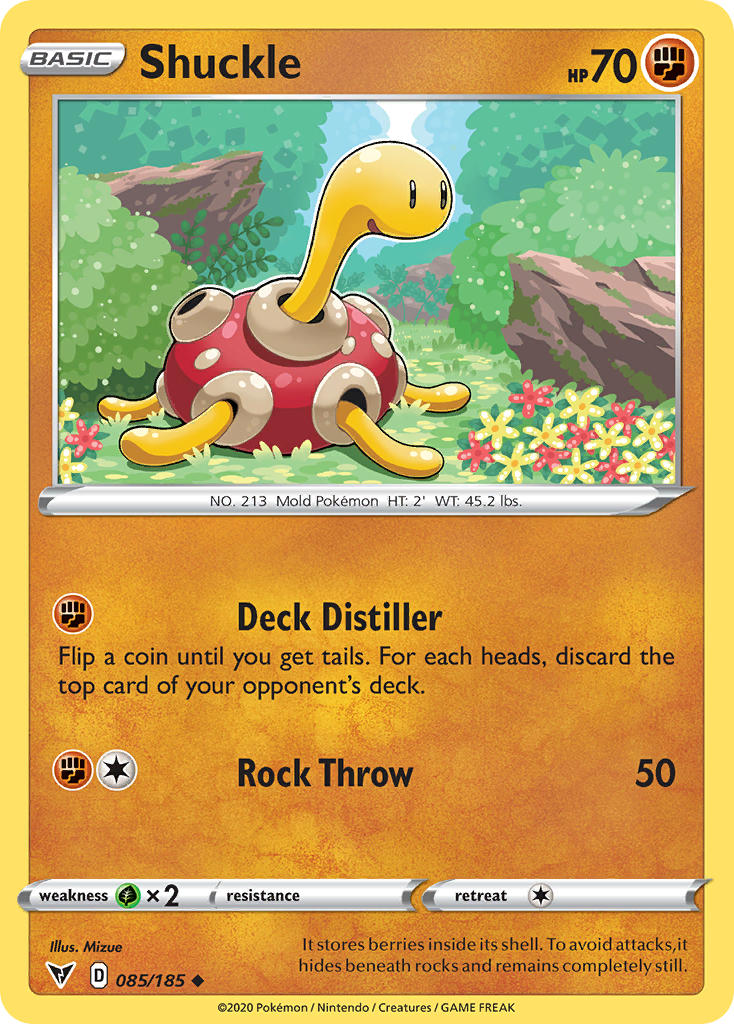 Shuckle (085/185) [Sword & Shield: Vivid Voltage] | Amazing Games TCG