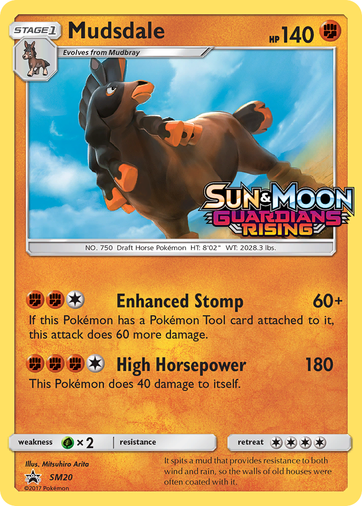 Mudsdale (SM20) [Sun & Moon: Black Star Promos] | Amazing Games TCG