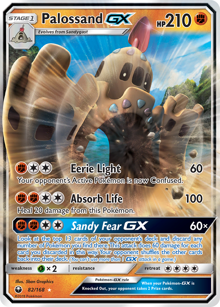 Palossand GX (82/168) [Sun & Moon: Celestial Storm] | Amazing Games TCG