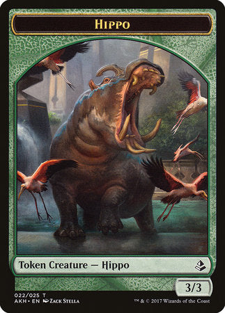 Hippo Token [Amonkhet Tokens] | Amazing Games TCG